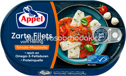 Appel Heringsfilets in Tomate-Mozzarella Sauce, 200g