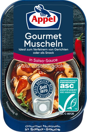 Appel Gourmet Muscheln in Salsa-Sauce, 100g