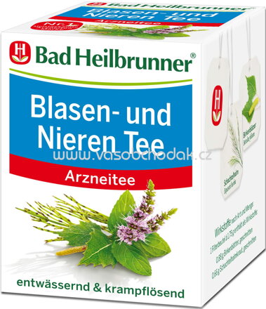 Bad Heilbrunner Blasen und Nieren Tee, 8 Beutel