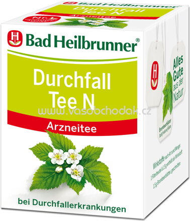 Bad Heilbrunner Durchfall Tee N, 8 Beutel