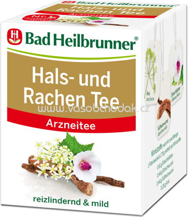 Bad Heilbrunner Hals und Rachen Tee, 8 Beutel