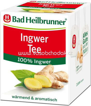 Bad Heilbrunner Ingwer Tee, 8 Beutel