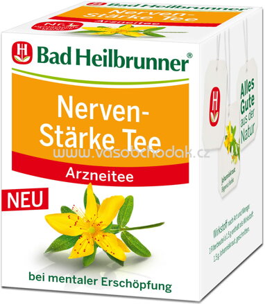 Bad Heilbrunner Nerven-Stärke Tee, 8 Beutel