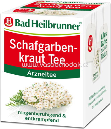 Bad Heilbrunner Schafgarbenkraut Tee, 8 Beutel