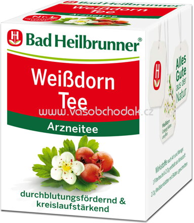 Bad Heilbrunner Weißdorn Tee, 8 Beutel