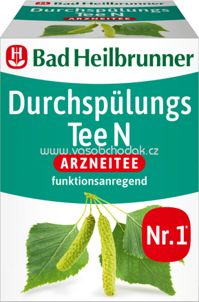 Bad Heilbrunner Durchspülungs Tee N, 8 Beutel