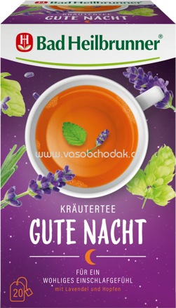 Bad Heilbrunner Kräutertee Gute Nacht, 20 Beutel