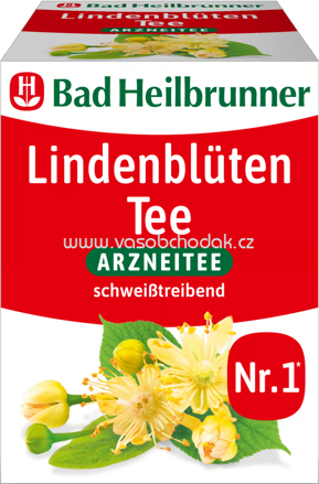 Bad Heilbrunner Lindenblüten Tee, 8 Beutel