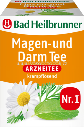 Bad Heilbrunner Magen und Darm Tee, 8 Beutel