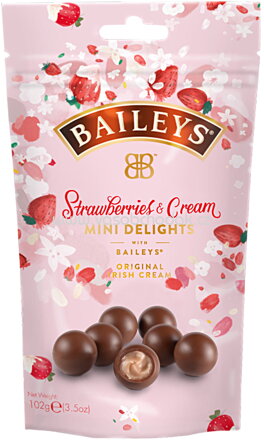 Baileys Chocolate Mini Delights Strawberry & Cream, 102g