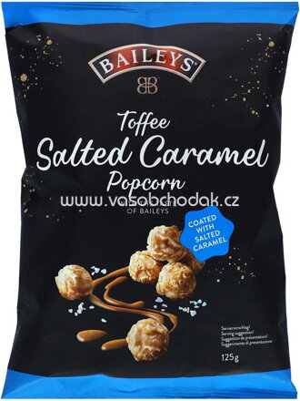 Baileys Toffee Salted Caramel Popcorn, 125g