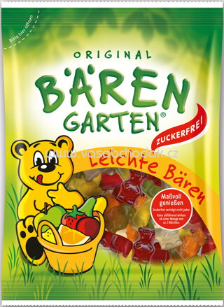 Bärengarten Fruchtgummi Leichte Gummibären, zuckerfrei, 150g