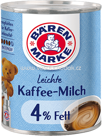 Bärenmarke Leichte Kaffee-Milch, 4% Fett, 340g