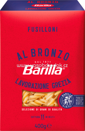 Barilla Al Bronzo Fusilloni, 400g