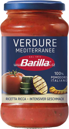 Barilla Pasta Sauce Verdure Mediterranee, 400g