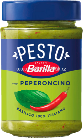 Barilla Pesto con Peperoncino Basilico 100% Italiano, 190g