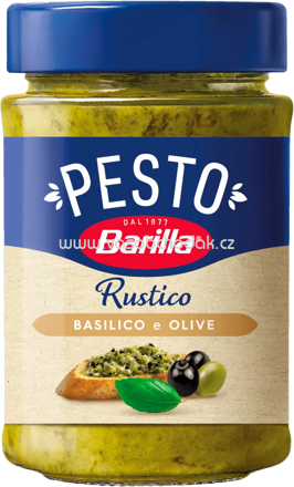 Barilla Pesto Rustico Basilico e Olive, 190g
