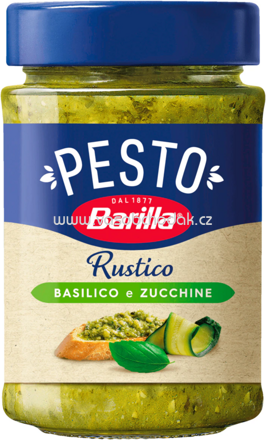 Barilla Pesto Rustico Basilico e Zucchine, 190g