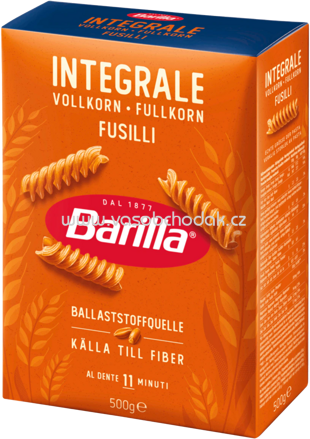 Barilla Pasta Nudeln Integrale Fusilli, 500g