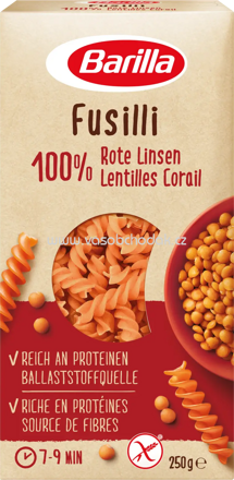 Barilla Fusilli aus Rote Linsen, 250g