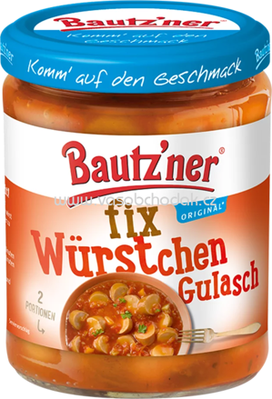 Bautz'ner Fix Gericht Würstchen Gulasch, 500 ml