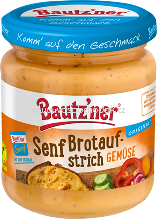 Bautz'ner Senf-Brotaufstrich Gemüse, 200 ml