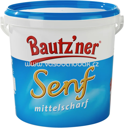 Bautz'ner Senf mittelscharf Eimer, 10l