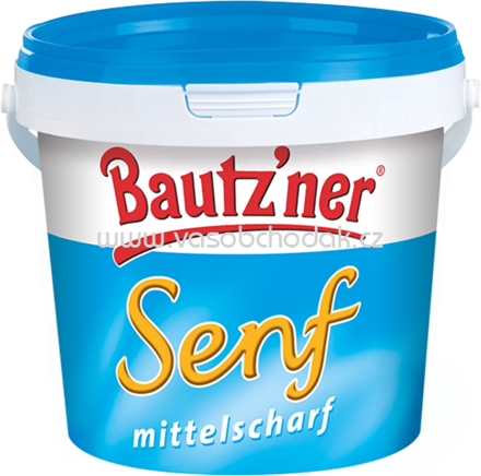Bautz'ner Senf mittelscharf Eimer, 1l