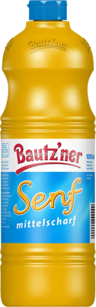 Bautz'ner Senf mittelscharf, tube, 1 ml