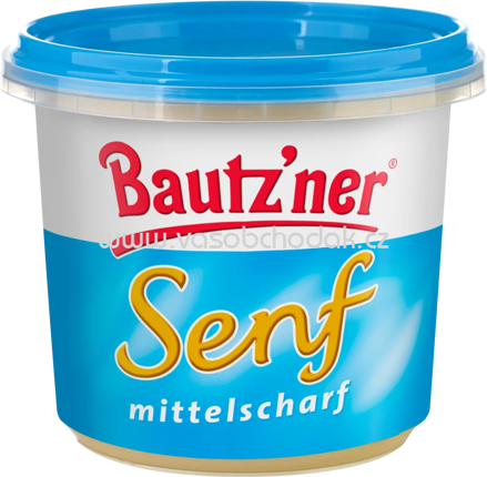 Bautz'ner Senf mittelscharf, 200 ml
