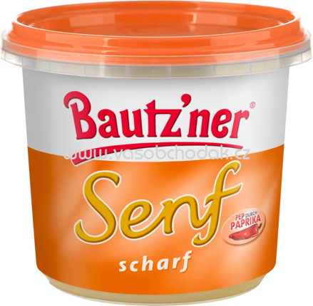 Bautz'ner Senf scharf, 200 ml