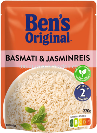 Ben's Original Express Basmati & Jasmin Reis, 220g