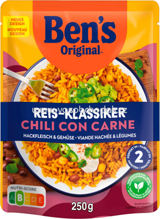 Ben's Original Express Chili Con Carne Hackfleisch & Gemüse, 250g