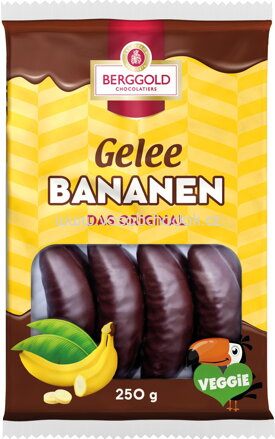 Berggold Gelee Bananen, 200g