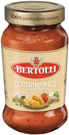 Bertolli Pasta Sauce Quattro Formaggi Al Pomodoro, 400g