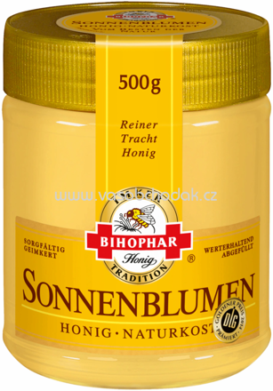 Bihophar Sonnenblumen-Honig cremig, 500g
