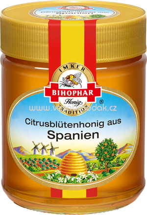 Bihophar Citrusblütenhonig aus Spanien, 500g