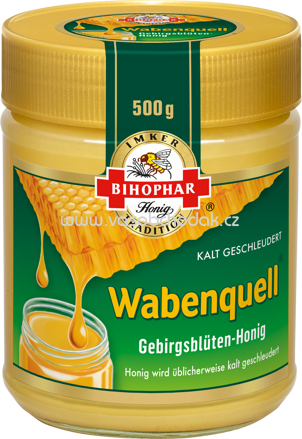 Bihophar Wabenquell Gebirgsblüten Honig, 500g