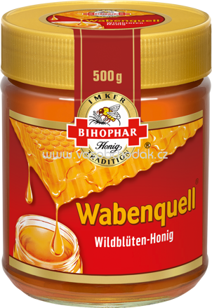 Bihophar Wabenquell Wildblüten Honig, 500g