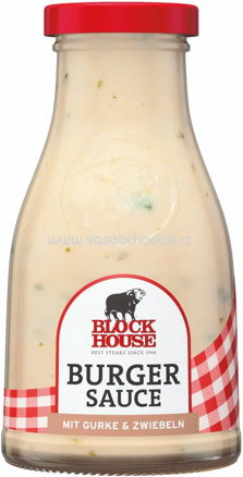 Block House Burger Sauce mit Gurken und Zwiebeln, 240 ml