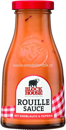 Block House Rouille Sauce mit Knoblauch und Paprika, 240 ml