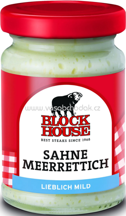 Block House Sahne Meerrettich, mild, 80g