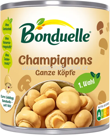 Bonduelle Champignons ganze Köpfe 1.Wahl, 195g