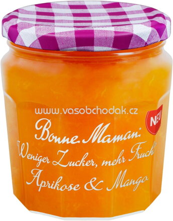 Bonne Maman Weniger Zucker Aprikose & Mango, 335g