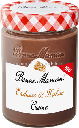 Bonne Maman Erdnuss & Kakao Creme, 350g