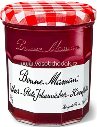 Bonne Maman Konfitüre Erdbeer - Rote Johannisbeer, 370g