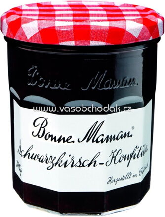 Bonne Maman Konfitüre Schwarzkirsch, 370g