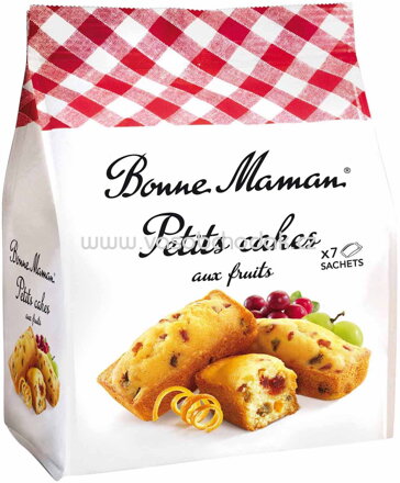 Bonne Maman Petits cakes aux fruits, 210g