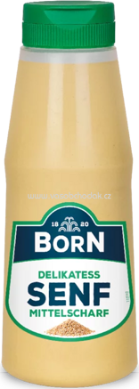 Born Delikatess Senf Mittelscharf, 300 ml