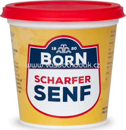 Born Scharfer Senf, 200 ml